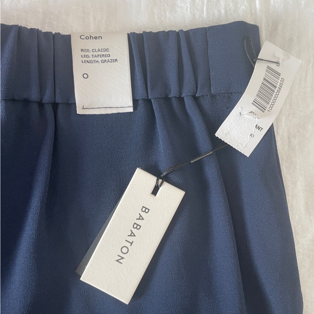 NWT Babaton Cohen Pants in Indigo - Picture 8 of 10